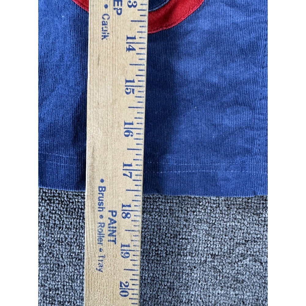 Vintage Sesame Street Dress Girls 3T Blue Elmo Corduroy Jumper Polka Dot Shirt - Picture 5 of 7